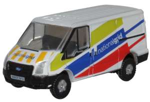 Oxford Diecast NFT035 Ford Transit Van Mkv SWB Low Roof - National Grid