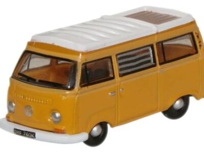 Oxford Diecast NVW008 VW Camper - Marino Yellow / White N Scale