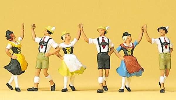 Preiser 10241 Folk Dancers HO Gauge Figures