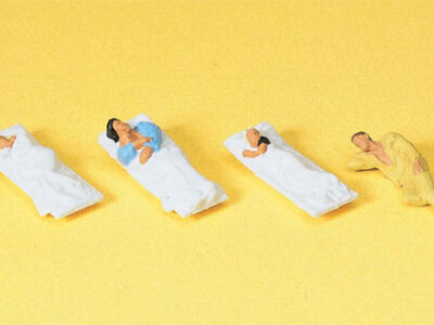 Preiser 10300 Passengers on Beds HO Gauge Figures