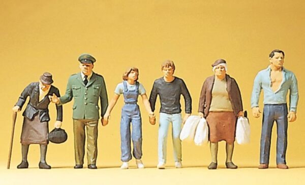 Preiser 10378 Passers-by with Policeman HO Gauge Figures