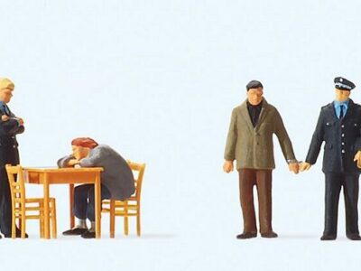 Preiser 10590 Under arrest HO Gauge Figures