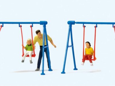 Preiser 10630 Children on Swings HO Gauge Figures