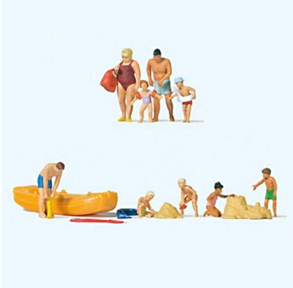 Preiser 10692 Leisure time at the Lake HO Gauge Figures