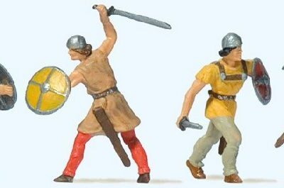 Preiser 24762 Knights in Combat HO Gauge Figures