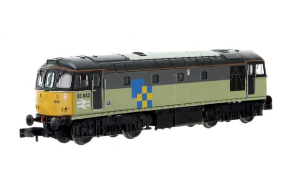 Dapol 2D-001-007 Class33/0 Diesel Locomotive 33042 Tripe Grey Construction Sector N Gauge