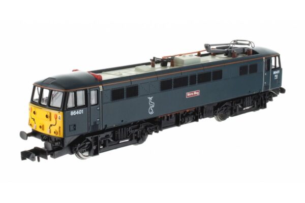 Dapol 2D-026-001 Class 86 Locomotive 86401 Mons Meg Serco Caledonian Blue SYP N Gauge