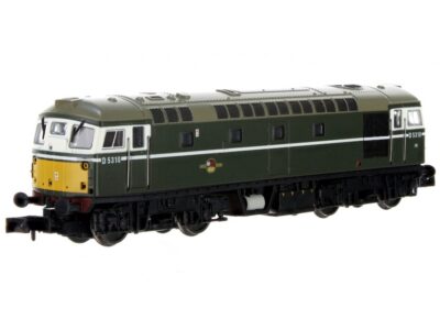 Dapol 2D-028-002 Class 26 Locomotive D5310 BR Green SYP (Preserved) N Gauge