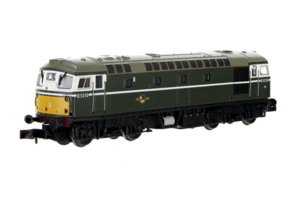 Dapol 2D-028-002 Class 26 Locomotive D5310 BR Green SYP (Preserved) N Gauge