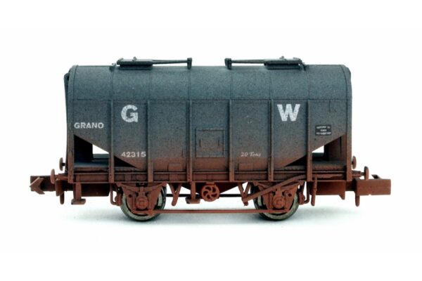 Dapol 2F-036-024 Bulk Grain Hopper GWR No 42315 Weathered N Gauge