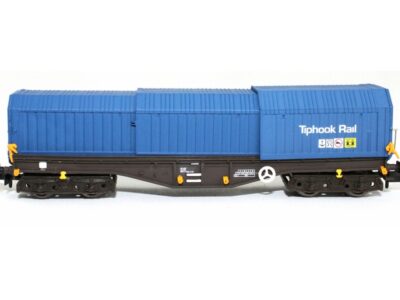 Dapol 2F-039-009 Telescopic Hood Wagon Tiphook Blue No. 33 70 0899 046-3 N Gauge