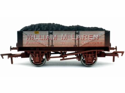 Dapol 4F-040-026 4 Plank Wagon William McLaren 27 Weathered