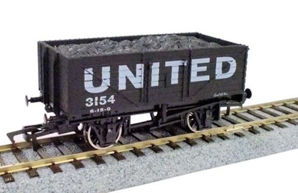 Dapol 4F-071-142 7 Plank Wagon United No 3154 OO Gauge