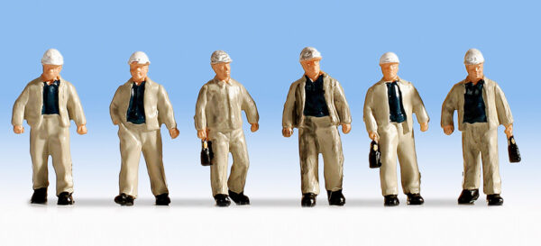 Noch 15042 Miners (6) HO scale Figures
