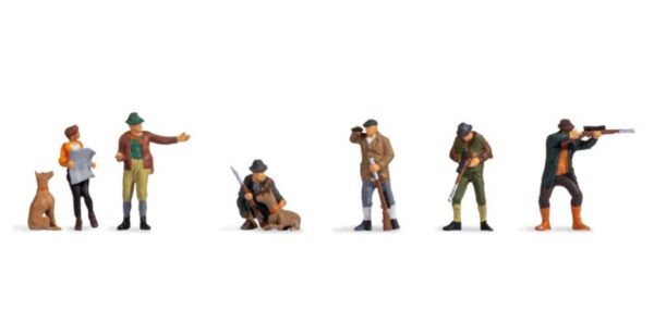 Noch 15059 Hunters & Foresters HO scale Figures