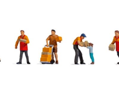 Noch 15069 Parcel Carriers HO scale Figures