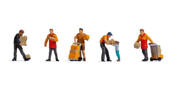 Noch 15069 Parcel Carriers HO scale Figures