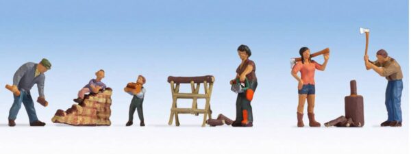 Noch 15616 Chopping Wood HO scale Figures