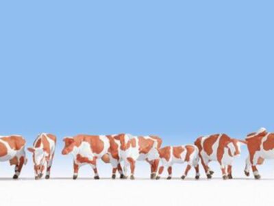 Noch 15726 Brown & White Cows HO scale Figures