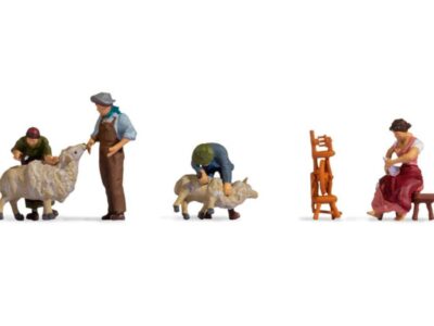 Noch 15751 Sheep Shearers (4) Figure Set HO Scale