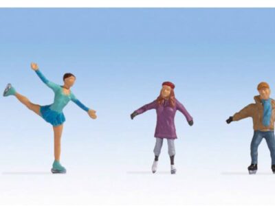 Noch 15824 Ice Skaters (6) Figure Set HO Scale