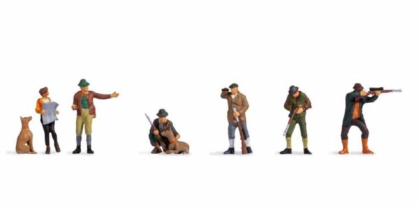 Noch 36059 Hunters & Foresters N Gauge Figures