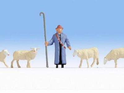 Noch 36748 Shepherd & Sheep Figure Set N Gauge