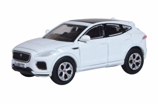 Oxford Diecast 76JEP002 Jaguar E Pace Fuji White OO Scale