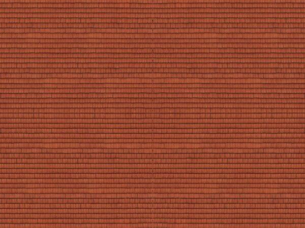 Noch 56965 3D Cardboard Sheets Roof Tiles - Red - N Scale