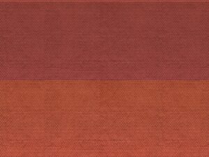 Noch 56970 3D Cardboard Sheets Plain Tiles - Red - N Scale