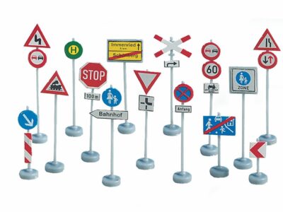 Noch 60521 Assorted Traffic Signs HO Scale