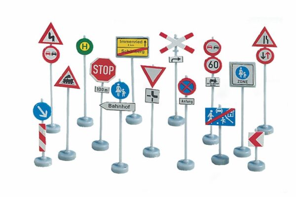 Noch 60521 Assorted Traffic Signs HO Scale
