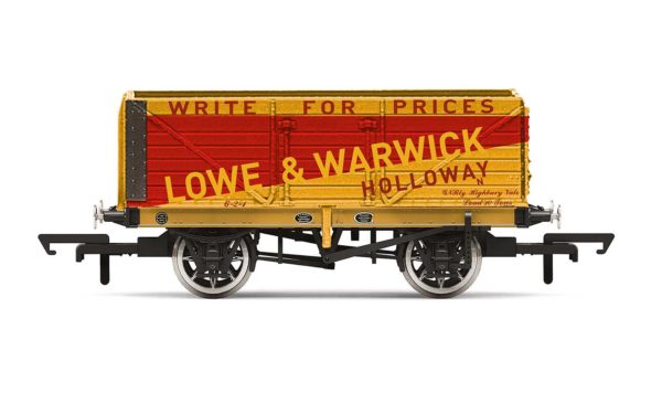 Hornby R60026 7 Plank Wagon, Lowe & Warwick