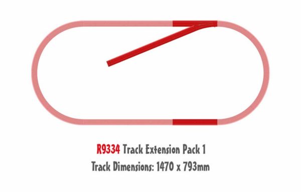 Hornby R9334 Playtrains Track Extension Pack 1 a