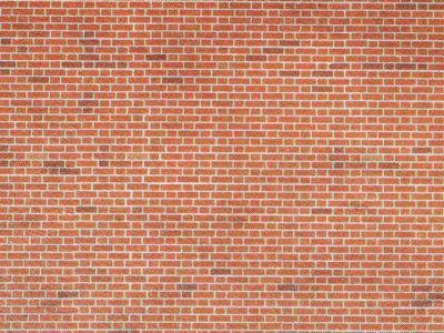 Metcalfe PN900 Red Brick Sheets N Scale Kit
