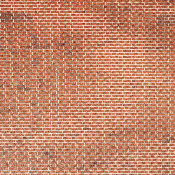 Metcalfe PN100 Red Brick Sheets N Scale