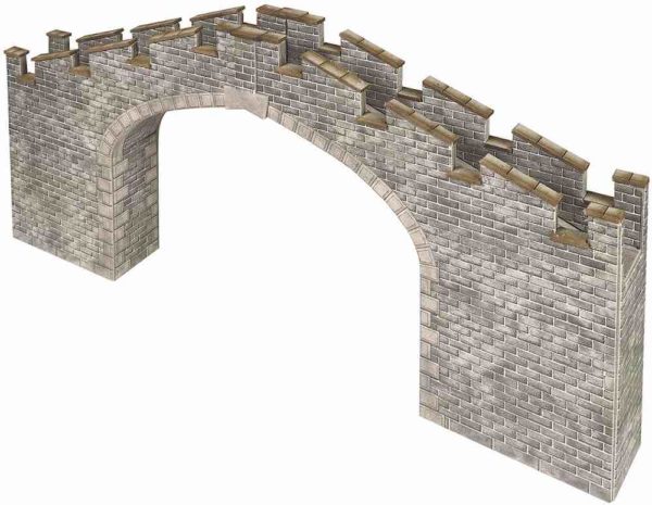 Metcalfe PN196 Castle Wall Bridge N Scale Kit