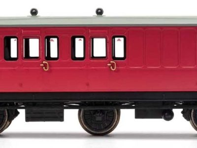 Hornby R40126 BR, 6 Wheel Coach, Brake 3rd Class, Fitted Maglights lighting, E31185