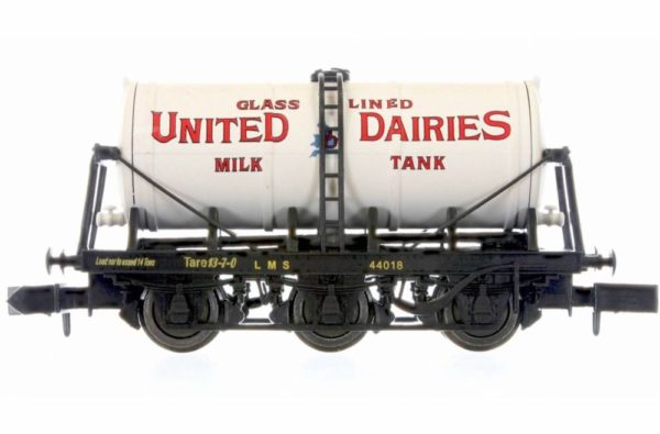 Dapol 2F-031-020 6 Wheel Milk Tanker United Dairies 44018 - N Gauge