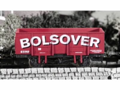 Dapol 2F-038-014 20 Ton Steel Mineral Wagon Bolsover Weathered 6390 - N Gauge