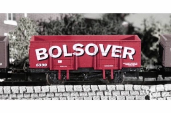 Dapol 2F-038-014 20 Ton Steel Mineral Wagon Bolsover Weathered 6390 - N Gauge