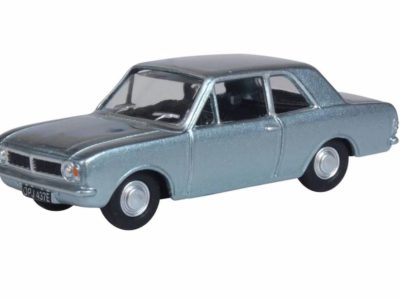 Oxford Diecast 76COR2009 Ford Cortina MKII Car - Blue Mink