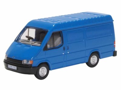 Oxford Diecast 76FT3009 Ford Transit MK3 Van - Gentian Blue