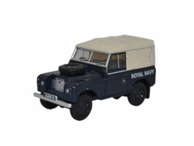 Oxford Diecast 76LR3S004 Land Rover Series III SWB Canvas - Royal Navy