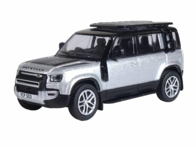 Oxford Diecast 76ND110001 New Defender 110 - Silver / Grey