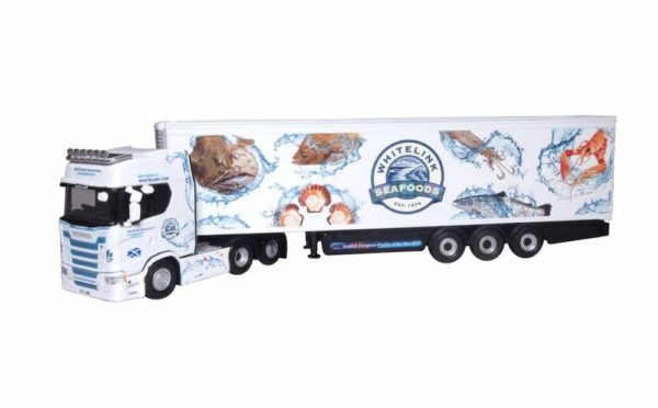 Oxford Diecast 76SNG001 Scania S Series Cab New Generation - Fridge Whitelink Seafoods