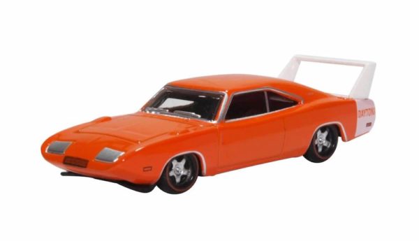 Oxford Diecast 87DD69002 Dodge Charger Daytona 1969 - Orange 1/87 Scale