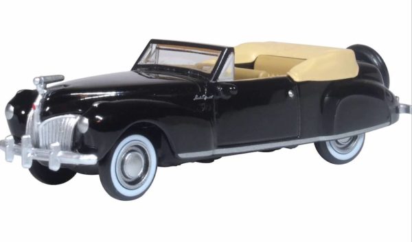 Oxford Diecast 87LC41006 Lincoln Continental Car 1941 - Black and Tan