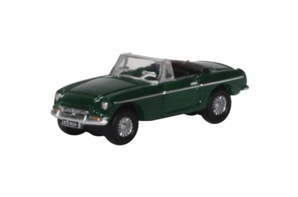 Oxford Diecast NMGB003 MGB Roadster - British Racing Green N Scale