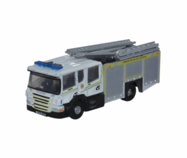 Oxford Diecast NSFE003 Scania Pump & Ladder Truck - Grampian Fire and Rescue N Scale